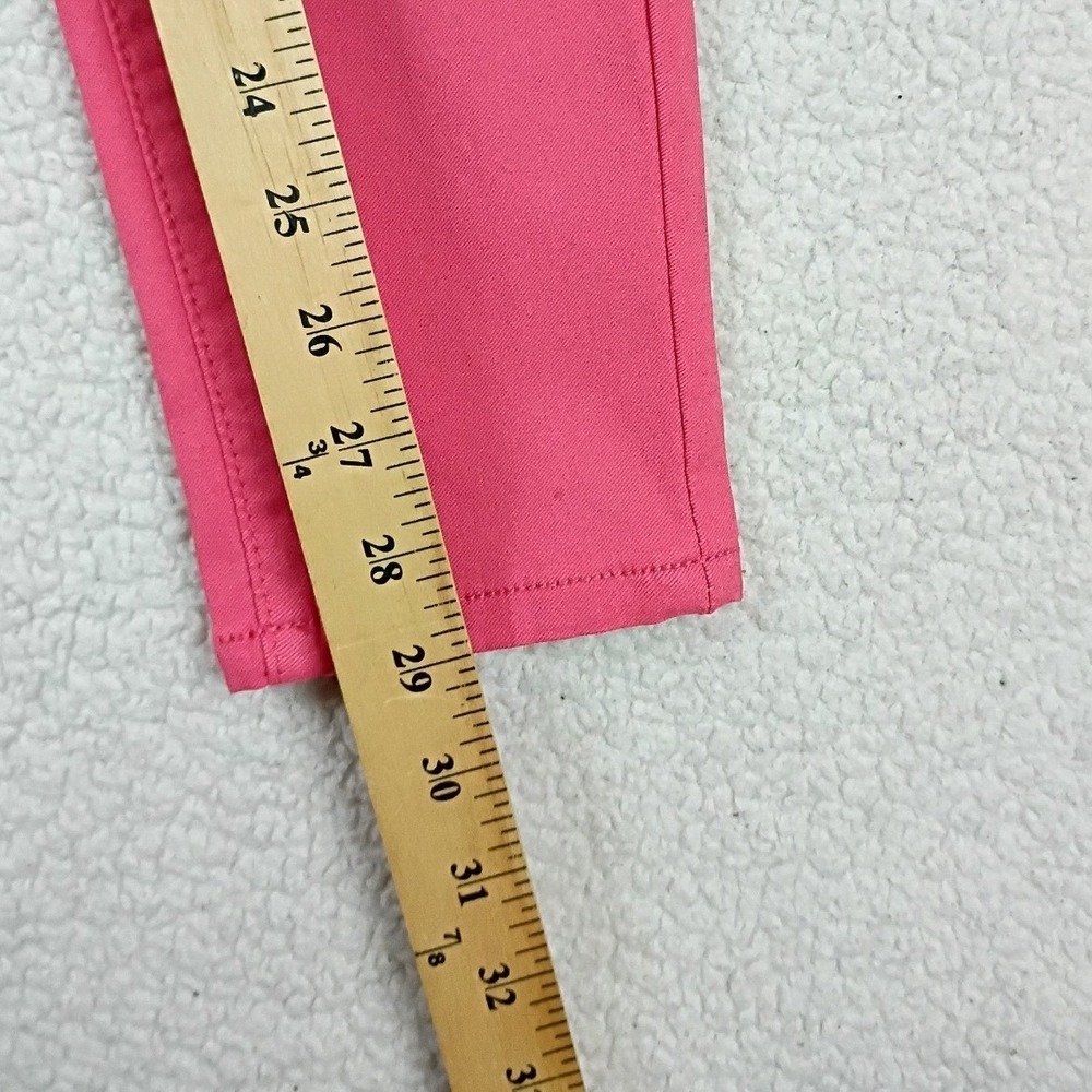 YMI Skinny Pants Women Size L 31X29 Shell Pink Forever Color Hyper Stretch - Picture 11 of 12